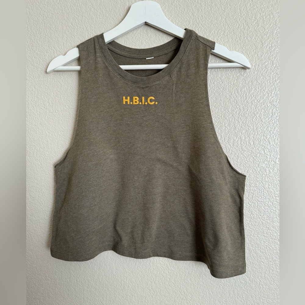 Cropped HBIC Tank Top
